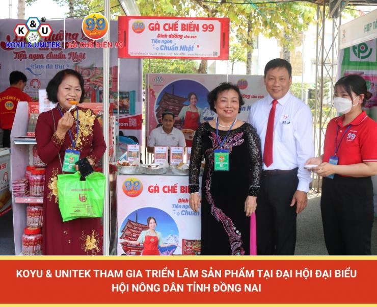Koyu & Unitek tham gia triển lãm sản phẩm tại Đại hội Đại biểu Hội Nông dân tỉnh Đồng Nai lần thứ X