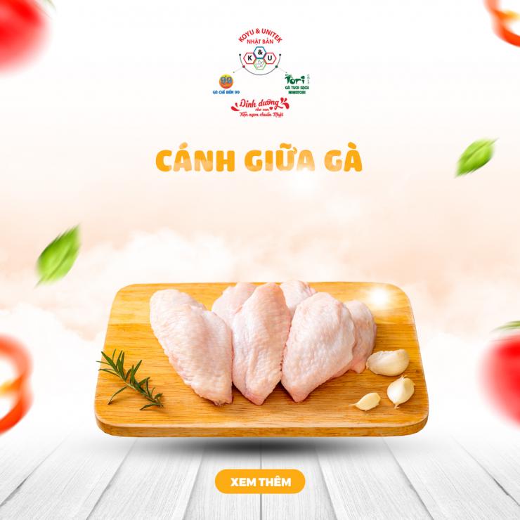 Cánh Giữa Gà